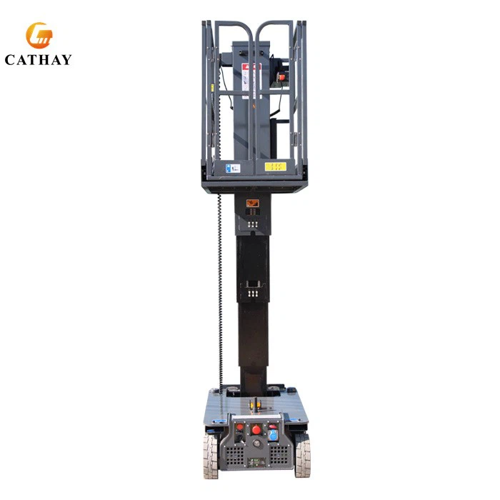 Aerial Work Platform Hydraulic Electric Vertical Mast Lift